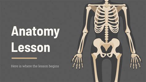 [REQ] Anatomy Lesson ppt theme slidesgo.