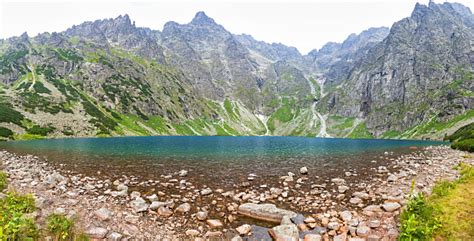 Black Pond Under Rysy Lake Tatra Mountains Poland Stock Photo - Download Image Now - iStock