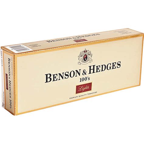 Benson & Hedges 100's Luxury Soft Pack cigarettes 10 cartons|Benson ...