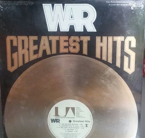 War, Greatest Hits, Vintage Record Album, Vinyl LP, Classic Funk Soul ...