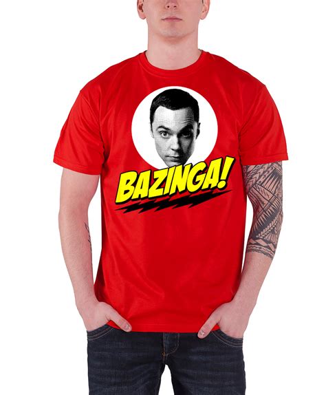 The Big Bang Theory T Shirt Bazinga Logo Sheldon Algorithm new Official Mens | eBay