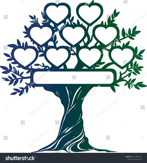 Family Tree 9 Members Vector File Stock Vector (Royalty Free ...