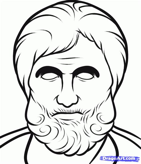 How to Draw Aristotle, Aristotle, Step by Step, Stars, People, FREE Online Drawing Tutorial ...