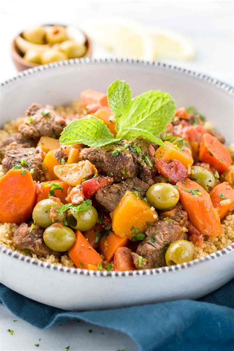 Moroccan Lamb Stew Recipe with Couscous - Jessica Gavin