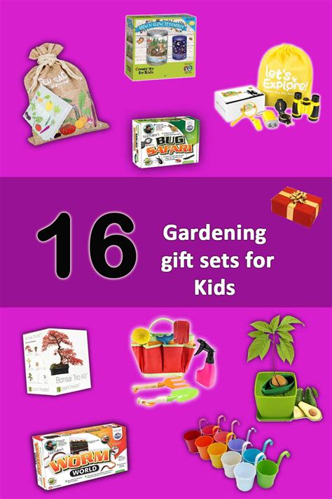 Gardening kits & gift sets for kids | Gardening kit gift, Presents for kids, Gift set