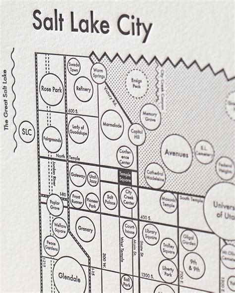 Salt Lake City Map Print – Archie's Press