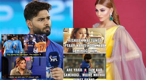 Top 10 Rishabh Pant memes after his deleted Instagram story targeting Bollywood actress Urvashi ...