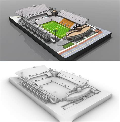 Bobby Dodd stadium 3d model | CGTrader