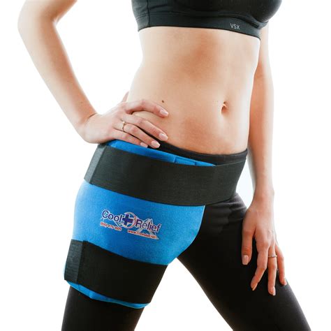 Ice Packs for Injuries to Hips - 11 x 12 Inch Adjustable Ice Pack for Pain Relief on Either Hip ...
