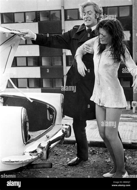 GET CARTER, Michael Caine, Geraldine Moffatt, 1971 Stock Photo - Alamy