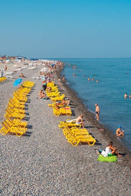 Premium Photo | Batumi georgia 30 august 2022 people relax on the beach ...