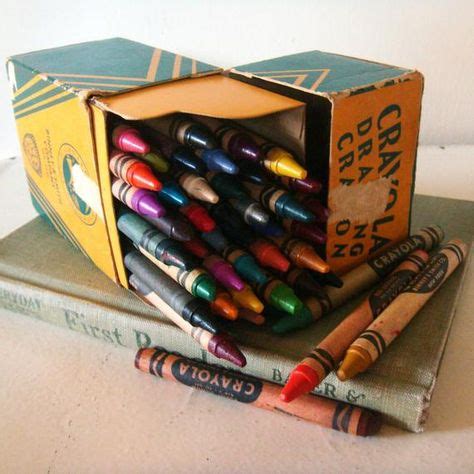 Vintage Crayola Crayons- 48 Count Box | Crayon box, Vintage, Vintage colors