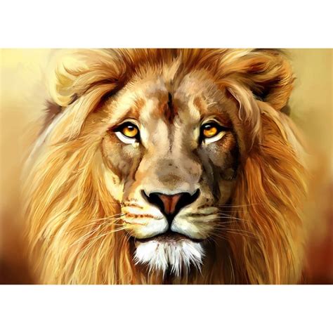 Diamond Painting Kit - Lion - Collection d Art