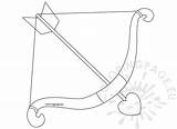 Bow And Arrow Template Printable  Free Templates sketch template