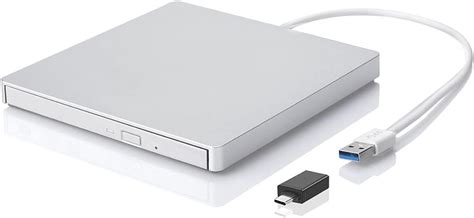 Amazon.com: ROOFULL External CD/DVD Drive for Mac, CD Burner USB 3.0 ...