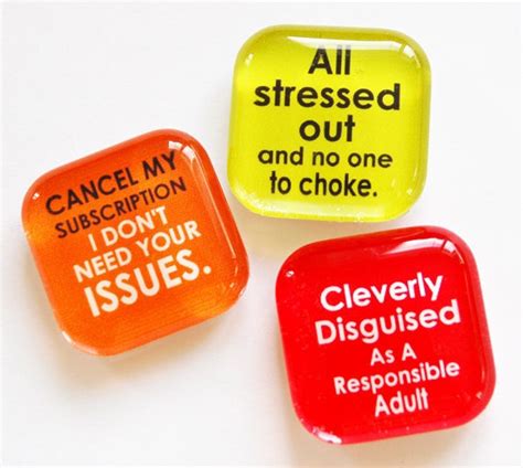 Funny Magnets Glass magnets Fridge Magnets Funny by KellysMagnets