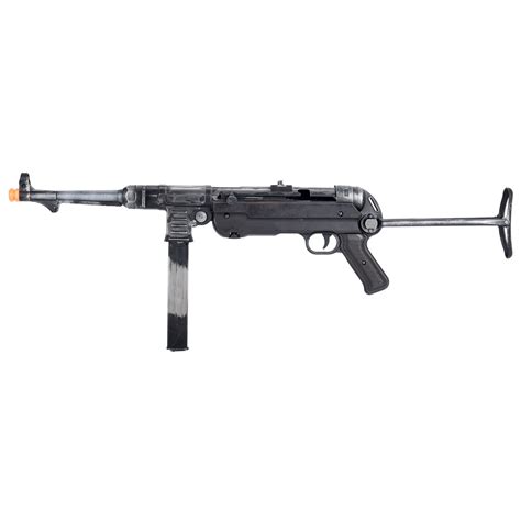 WWII Overlord Series MP40 Airsoft AEG Submachine Gun - BATTLEWORN STEEL ...