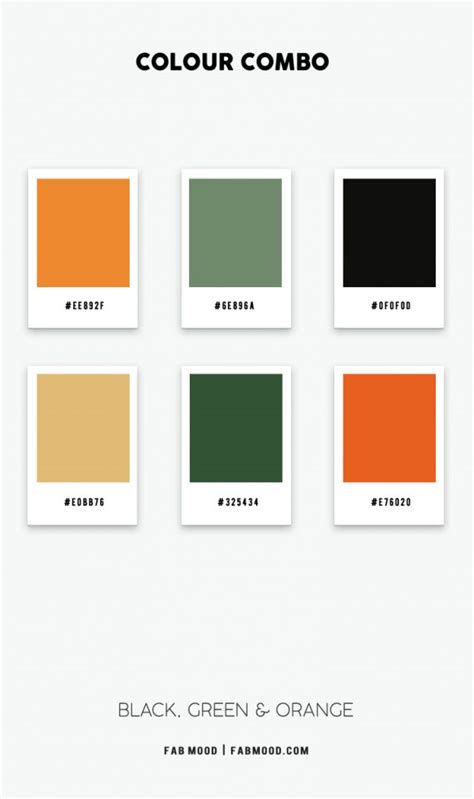 Green and Orange Papaya Color Inspiration – Burnt orange and Emerald