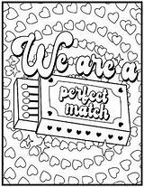 Retro Valentines Day Coloring Pages  Happy sketch template
