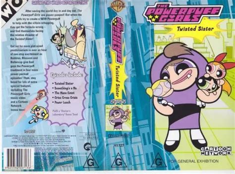 POWERPUFF GIRLS Twisted Sister. Vhs Pal Video ~ A Rare Find £30.98 - PicClick UK