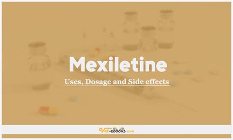 Mexiletine Dose For Dogs & Cats | Vet Drugs List