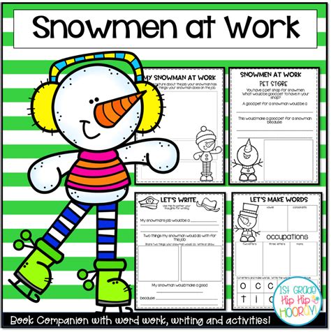 Snowmen at Work – First Grade Hip Hip Hooray!