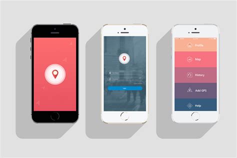 GPS TRACKER_APP on Behance