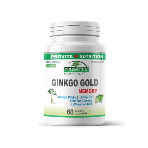 Ginkgo Biloba Gold Memory > Natural remedies by Provita Nutrition Health