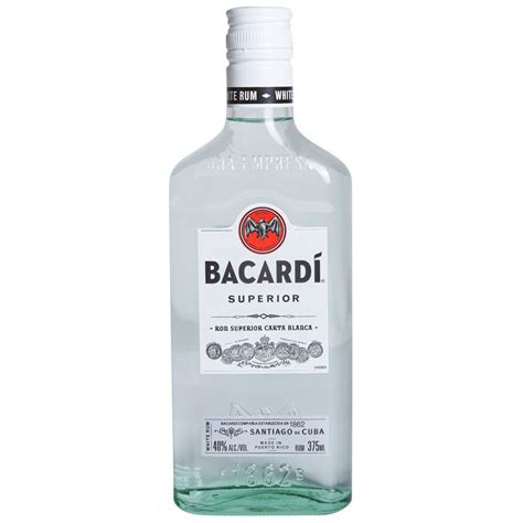 Bacardi Superior Silver Rum 375 ml - Applejack