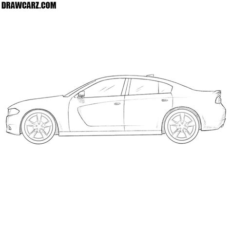 How to Draw a Dodge Charger