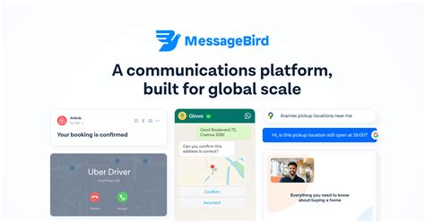 MessageBird | An omnichannel communications platform, built for global scale