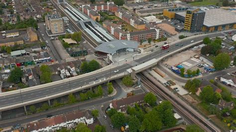 Crossrail release new aerial shots of Abbey Wood station - Murky Depths