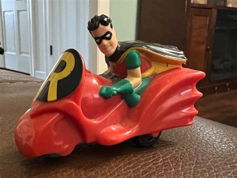 Batman Robin Motorcycle Batmobile Happy Meal Toy - Etsy