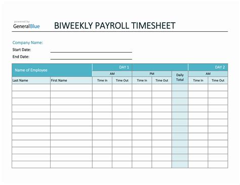 Biweekly Payroll Calendar 2024 Template Excel - Audrey Darrelle