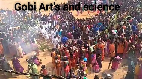 Gobi Art's and science college pongal video - YouTube