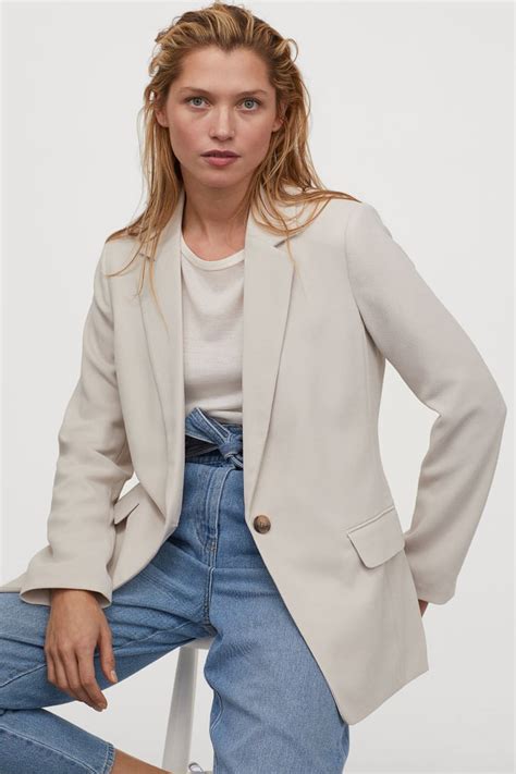 H&M Single-Breasted Jacket | Best Work Clothes For Women Under $50 2020 | POPSUGAR Fashion Photo 23