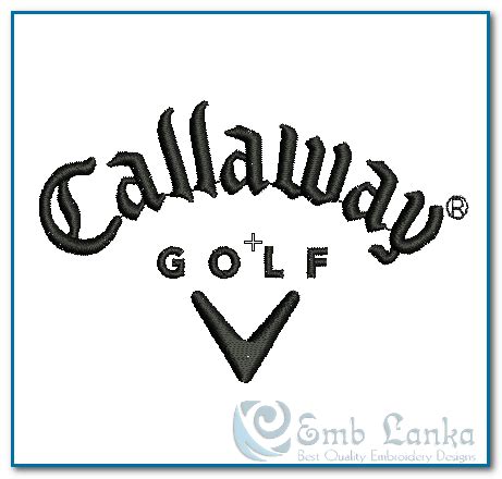 Callaway Golf Logo Embroidery Design | Emblanka.com | Callaway golf ...