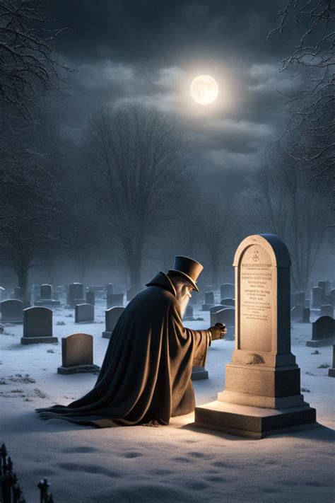 Scrooge at Marley's Grave by SirExiletheWanderer on DeviantArt