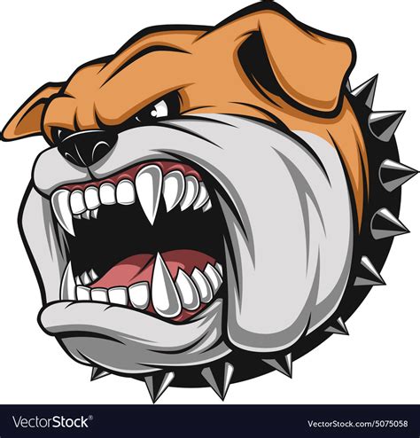 Angry dog Royalty Free Vector Image - VectorStock