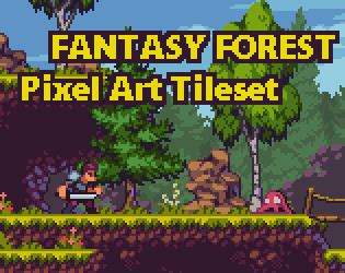 Fantasy Forest - Pixel Art Tileset by aamatniekss