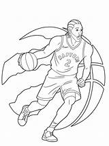 Nba Coloring Pages Players  sketch template