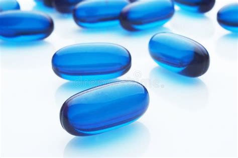 Blue Capsules Stock Photography - Image: 4906392