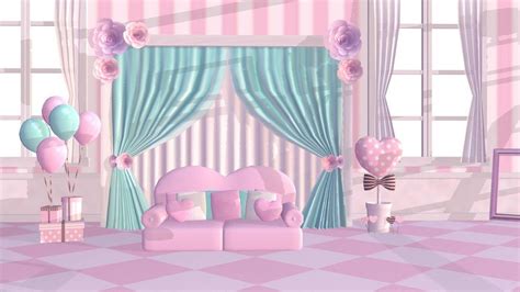 Sweet Room Stage MMD DL by mmdspot | Doodles de flores, Cosas bonitas, Flores