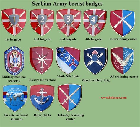 Serbian armed forces insignias from my collection