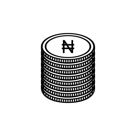 Nigeria Currency Symbol, Nigerian Naira Icon, NGN Sign. Vector ...