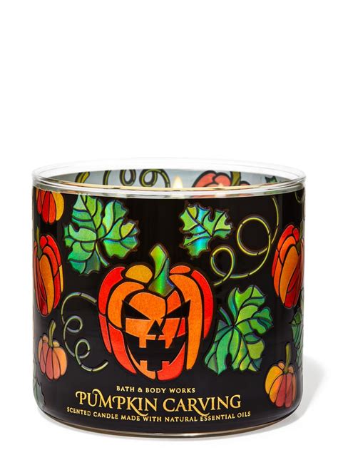 Bath & Body Works Pumpkin Carving 3-Wick Candle | Bath & Body Works ...