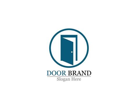 door logo vector template illustration 626479 Vector Art at Vecteezy