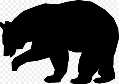 Free Bear Head Silhouette, Download Free Bear Head Silhouette png ...