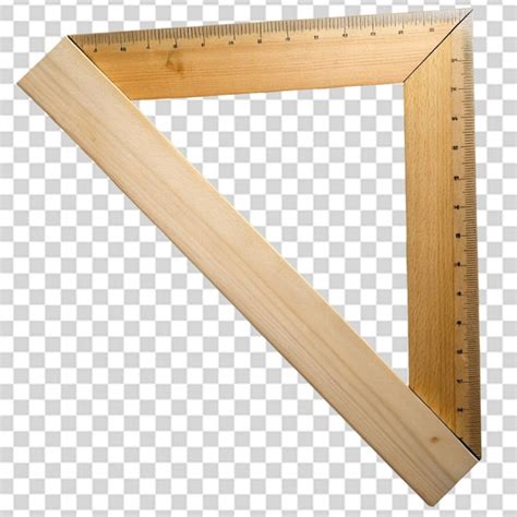 Premium PSD | Ruler and triangle measuring tools geometry