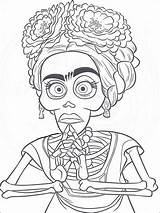 Mama Coco Coloring Page  Printable Disney Pages Waldo sketch template